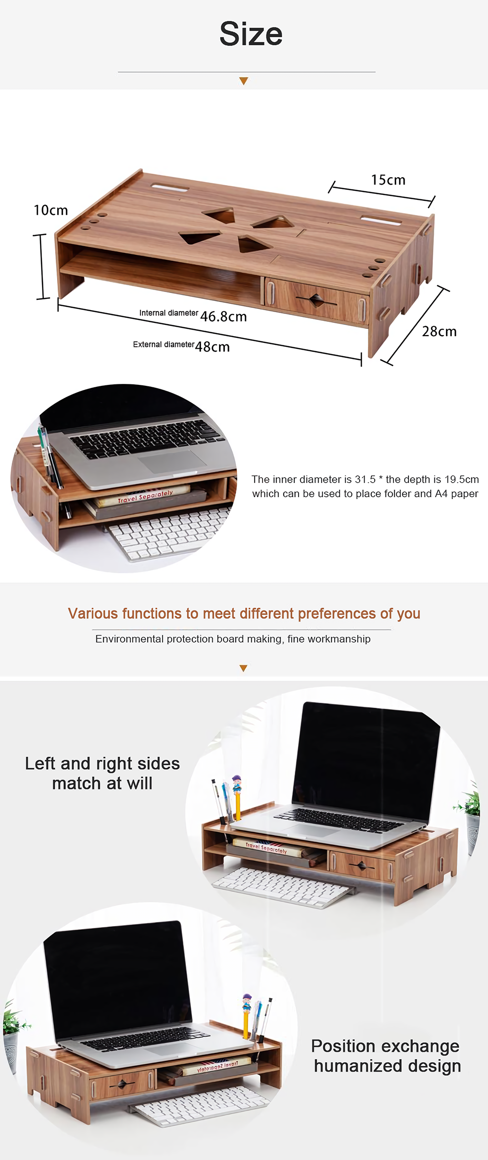 DIY-Wooden-Computer-Laptop-Stand-Holder-Monitor-Riser-Desk-Organizer-Stand-Base-with-Storage-Organiz-1801670-2