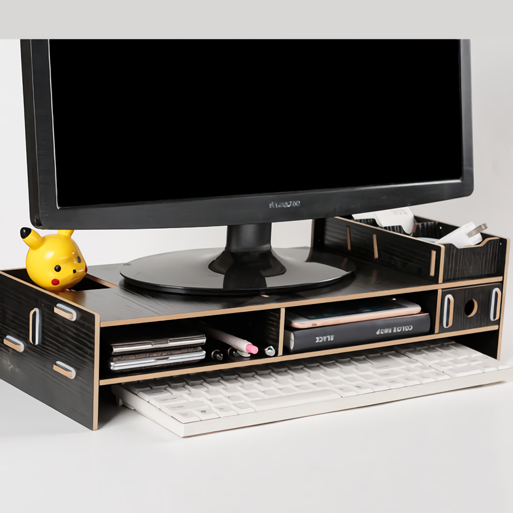 DIY-Wooden-Computer-Monitor-Stand-Holder-Computer-Riser-Desk-Organizer-Stand-Base-with-Storage-Organ-1801624-7