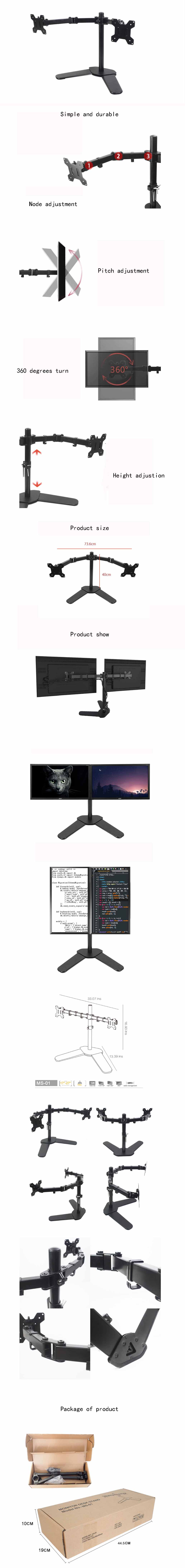 MS01-Dual-Arms-Monitor-Bracket-Monitor-Mount-Desktop-Computer-Stand-360-Degrees-Rotating-for-10--27--1452261-1