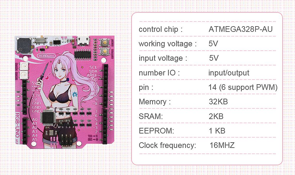 3Pcs-RGBDuino-UN0-V12-Jenny-Development-Board-ATmega328P-Chip-CH340C-VS-UN0-R3-Upgrade-for-Raspberry-1759983-2