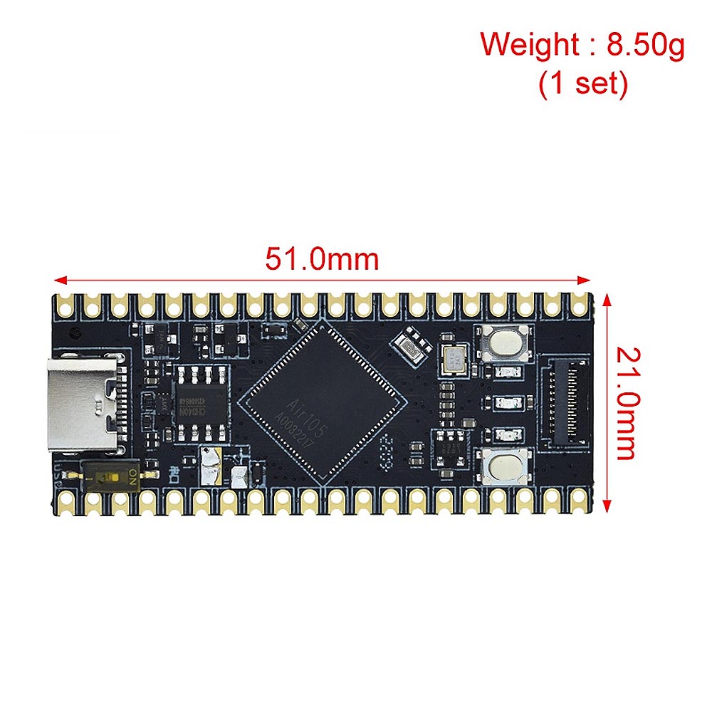 Air105-204Mhz-640kb-RAM4MB-Falsh-Development-Board-MCU-USB-20-Full-Speed-with-30W-Camera-Compatible--1971503-2