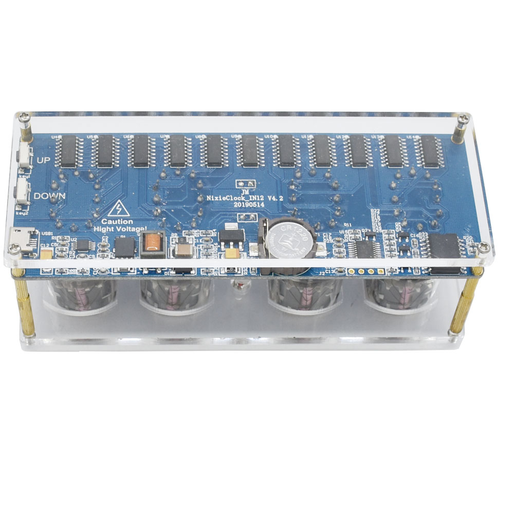 IN-12-Glow-Tube-Clock-4-bit-IN12-Seven-color-RGB-LED-DS3231-Nixie-Clock-Bottom-Plate-1798693-4