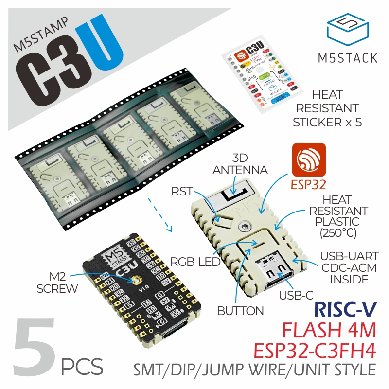 M5Stack-Stamp-C3U-IoT-Development-Board-EPS32-C3-Programmable-Development-Board-1934050-4