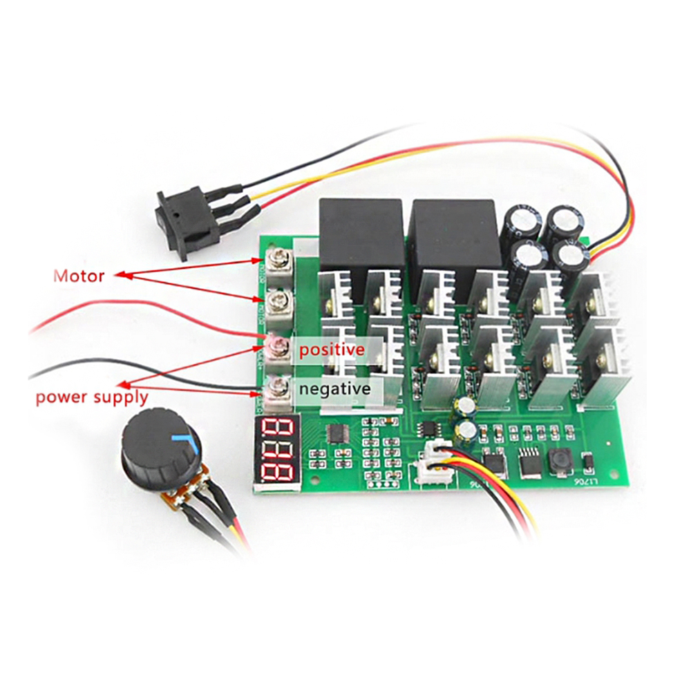 DC-10-55V-12V-24V-36V-48V-55V-100A-Motor-Speed-Controller-PWM-HHO-RC-Reverse-Control-Switch-with-LED-1697761-1