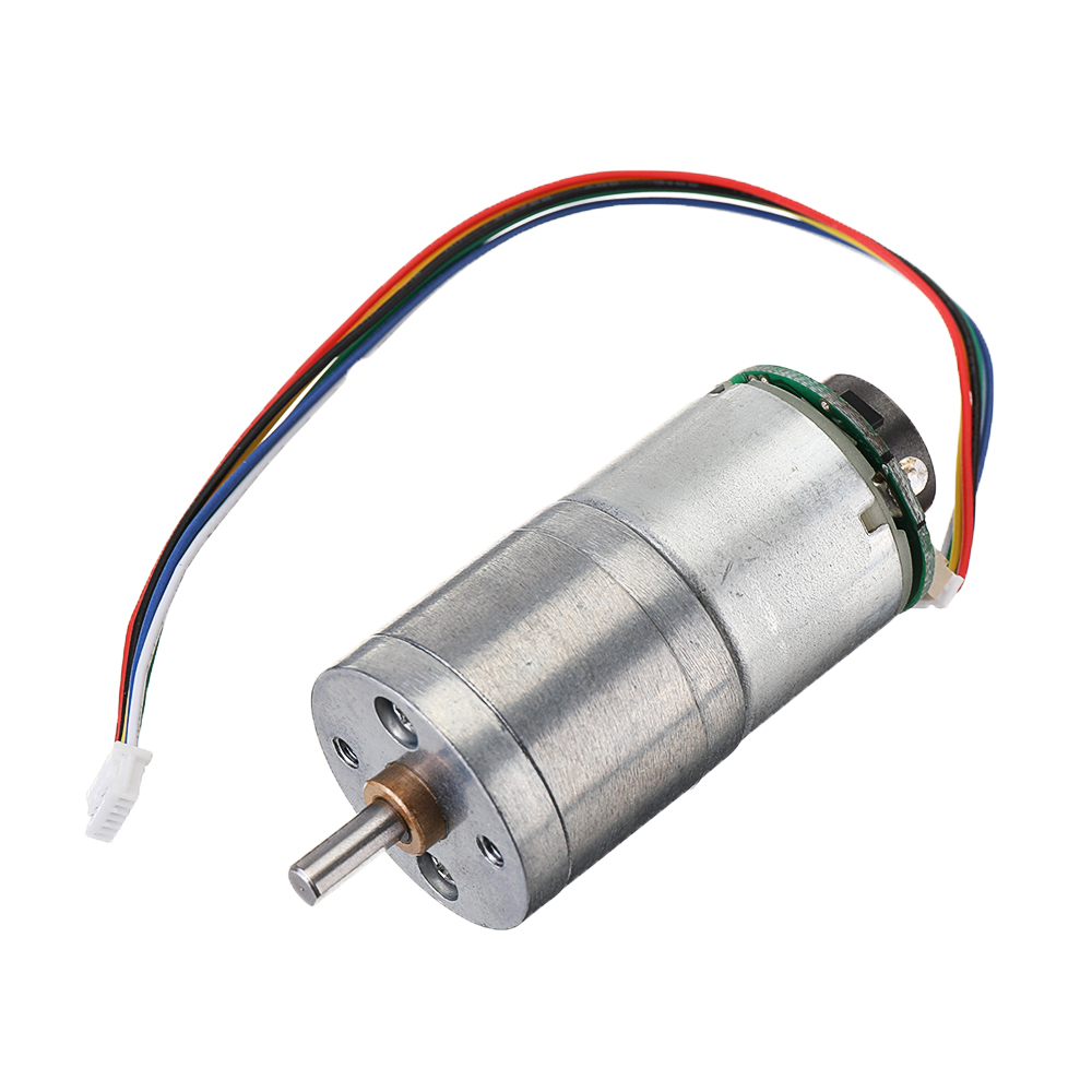 Machifit-12V-GM25-310-3070100500rpm-DC-Encoder-Gear-Motor-Metal-Speed-Reduction-Motor-with-Cable-1643050-2