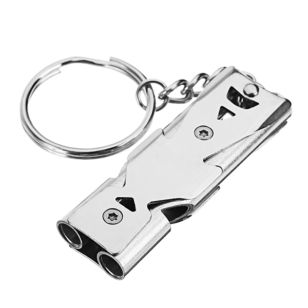 Double-Pipe-High-Decibel-Stainless-Steel-Outdoor-Emergency-Survival-Whistle-Keychain-Camping-1253015-1