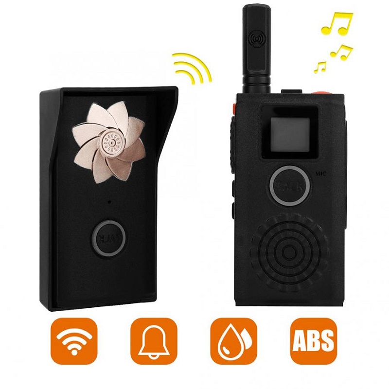 AC100-240V-Mini-Outdoor-Wireless-Intercom-Doorbell-Walkie-Talkie-Waterproof-Rechargeable-Door-Bell-f-1947957-1