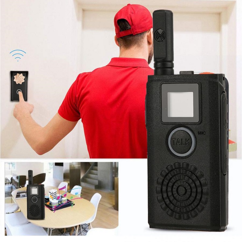 AC100-240V-Mini-Outdoor-Wireless-Intercom-Doorbell-Walkie-Talkie-Waterproof-Rechargeable-Door-Bell-f-1947957-2