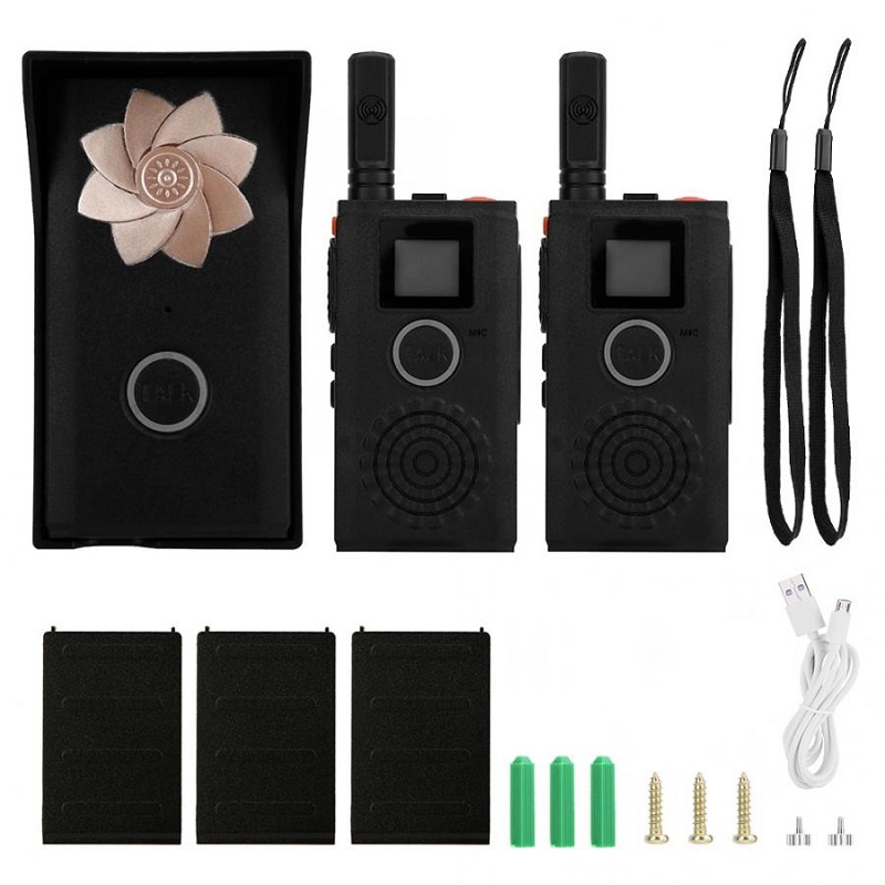 AC100-240V-Mini-Outdoor-Wireless-Intercom-Doorbell-Walkie-Talkie-Waterproof-Rechargeable-Door-Bell-f-1947957-11