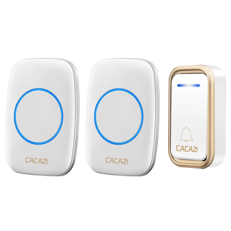 CACAZI-A10F-Waterproof-Wireless-Doorbell-300M-Remote-Door-Bell-Chime-220V-2-Button-1-Receiver-1630659-6
