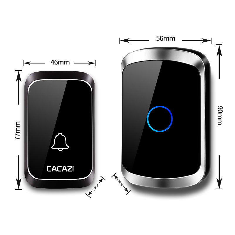 CACAZI-A50-Wireless-Music-Doorbell-Waterproof-Battery-1-Button-2-Receiver-Home-Bell-Wireless-Ring-Be-1610230-9