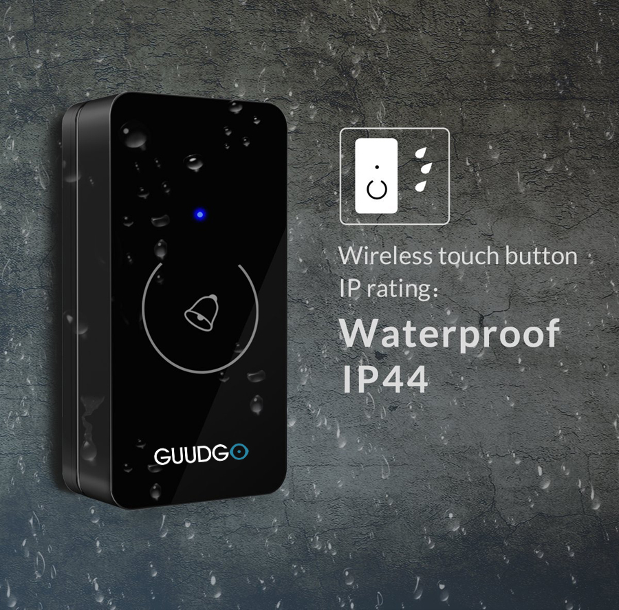 Guudgo-GD-MD01-Wireless-Touch-Screen-Music-Doorbell-Portable-Waterproof-Doorbell-52-Melody-Chime-1149210-2