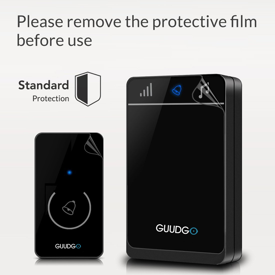 Guudgo-GD-MD01-Wireless-Touch-Screen-Music-Doorbell-Portable-Waterproof-Doorbell-52-Melody-Chime-1149210-6