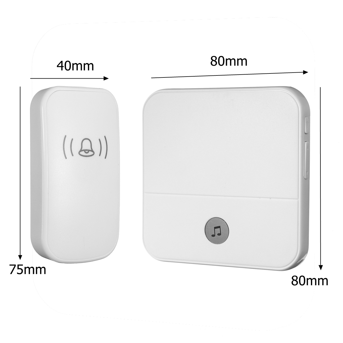 Home-House-4-Volume-Wireless-Doorbell-Chime-2-Receiver--1-Doorbell-1347168-5