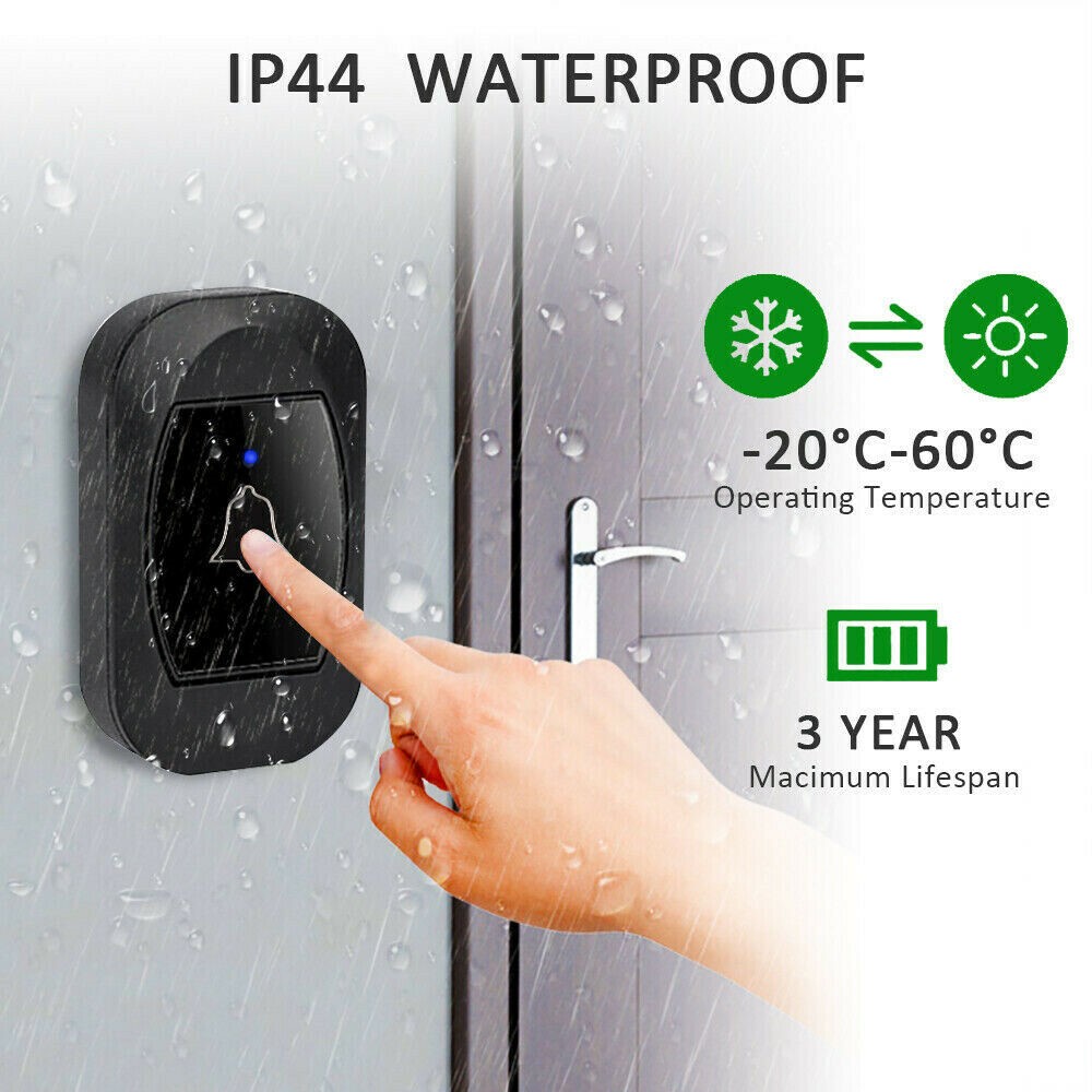 ML-195-Wireless-Doorbell-Smart-Household-DoorBell-With-Time-Display-Volume-Adjustable-Mutil-Use-for--1714704-3