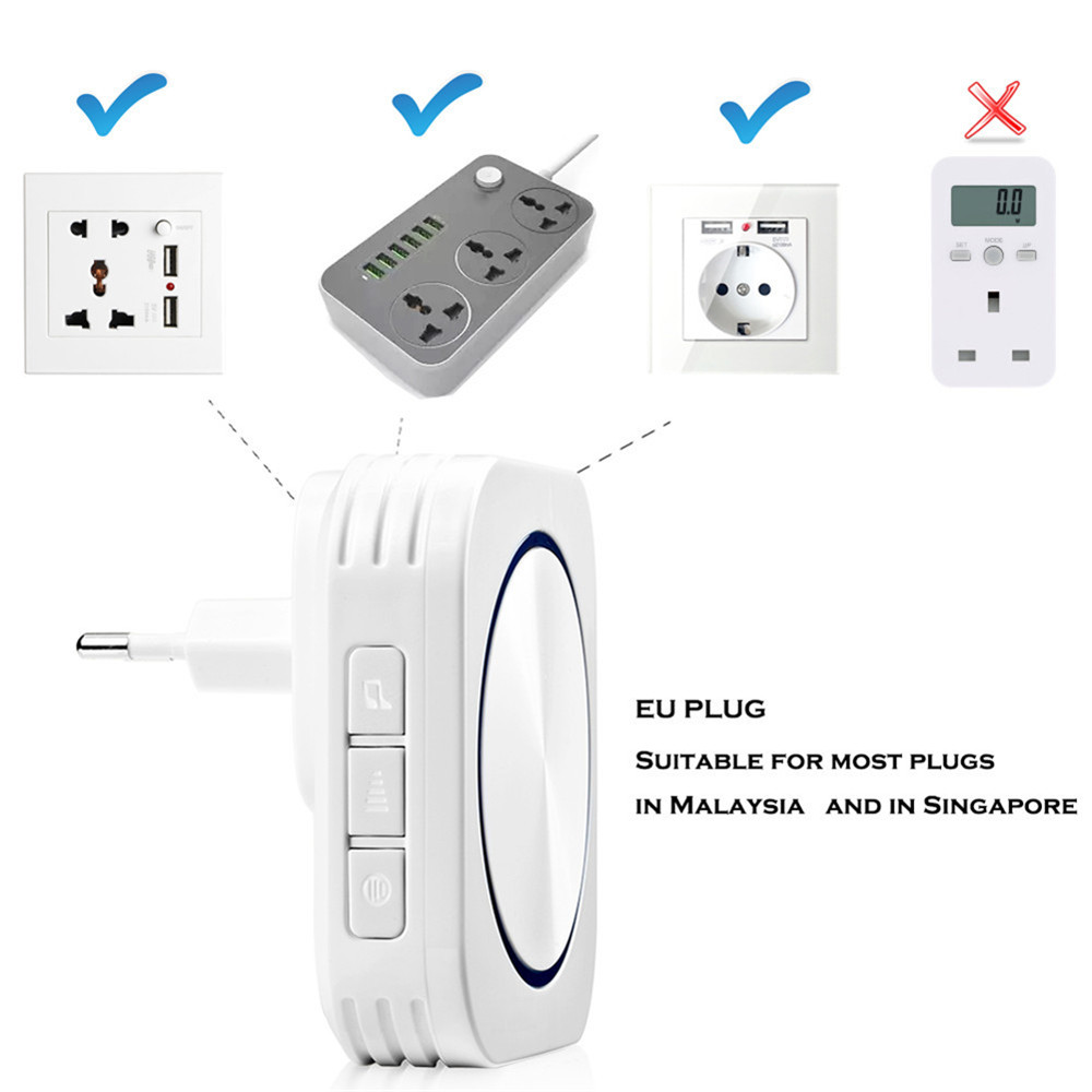 SMATRUL-M688-Self-powered-Wireless-DoorBell-Door-Bell-Ring-Chime-Call-Night-Light-No-Battery-Waterpr-1640037-4