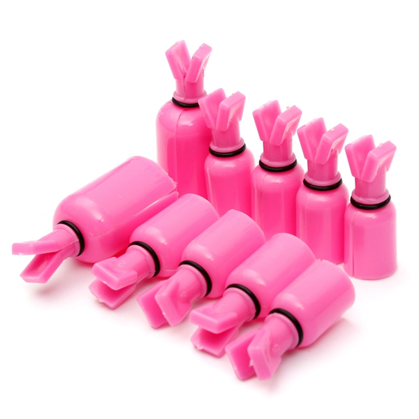 10Pcs-Plastic-Soak-Off-UV-Gel-Polish-Remover-Wrap-Cap-Clip-Tool-980774-1