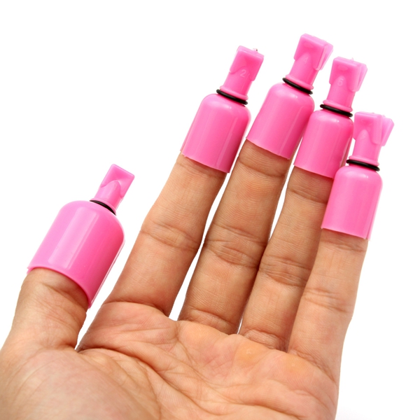 10Pcs-Plastic-Soak-Off-UV-Gel-Polish-Remover-Wrap-Cap-Clip-Tool-980774-5