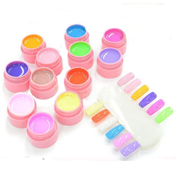 12-Pure-Colors-Nail-Art-UV-Gel-Polish-Builder-Extension-Manicure-Kit-1031882-6