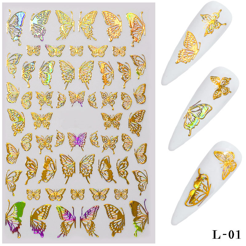 3D-Holographic-Nail-Art-Stickers-Colorful-DIY-Butterfly-Nail-Transfer-Decals-1804604-3