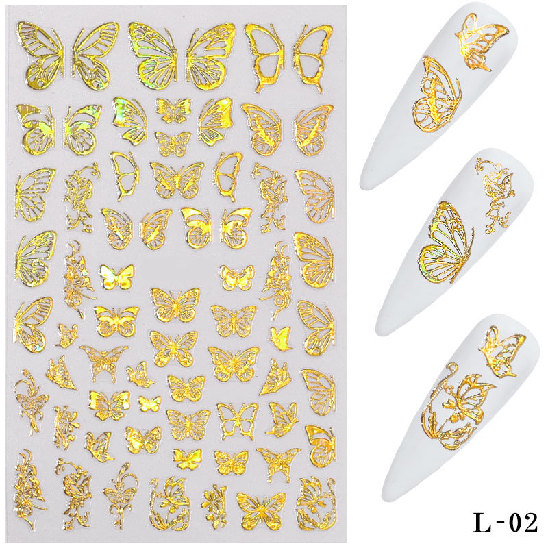 3D-Holographic-Nail-Art-Stickers-Colorful-DIY-Butterfly-Nail-Transfer-Decals-1804604-4