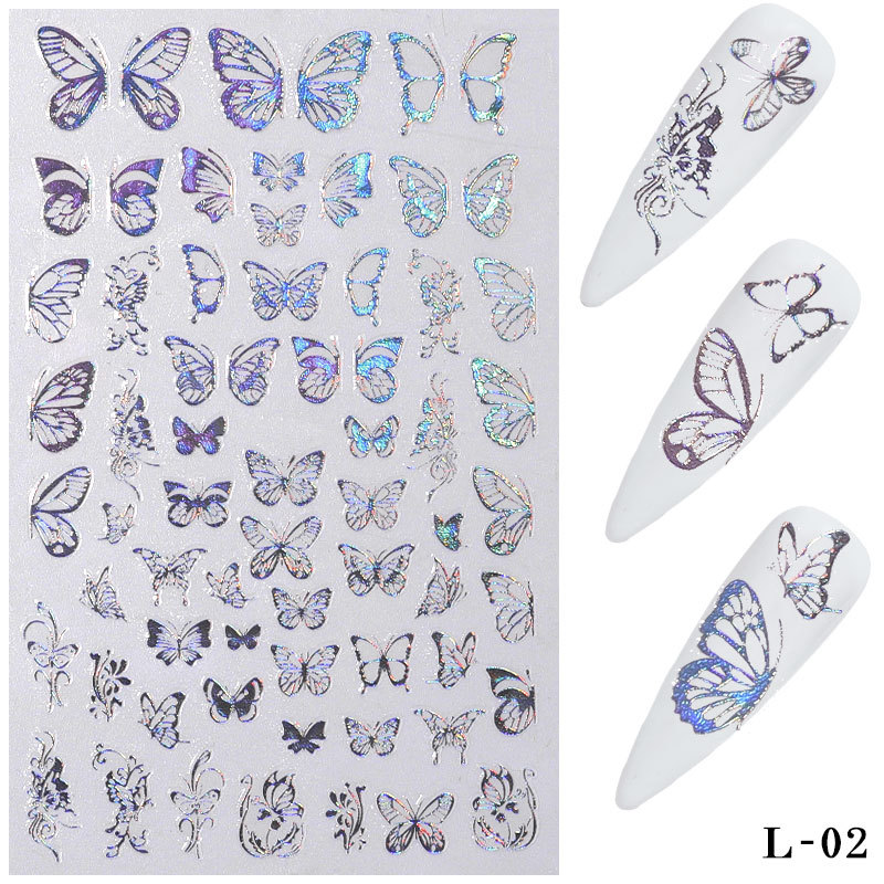 3D-Holographic-Nail-Art-Stickers-Colorful-DIY-Butterfly-Nail-Transfer-Decals-1804604-8