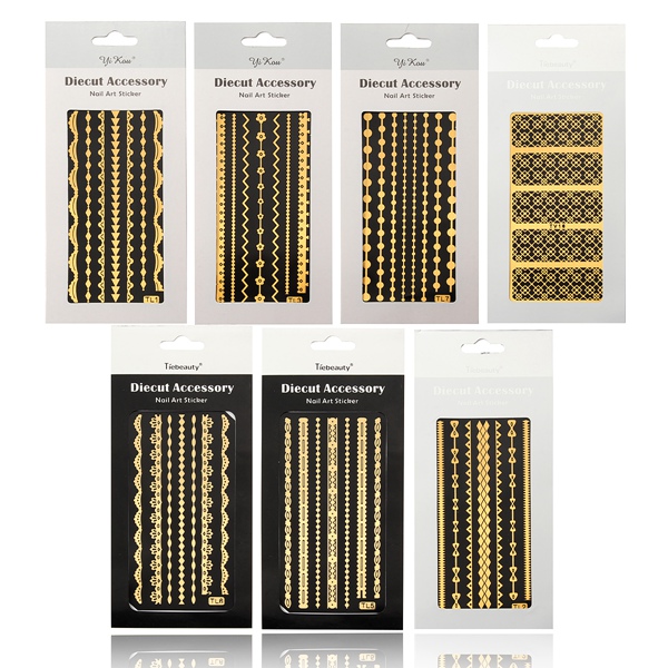 Water-Transfer-Gold-Silver-Strip-Leopard-Print-Nail-Art-Sticker-Decal-Decoration-1025443-6