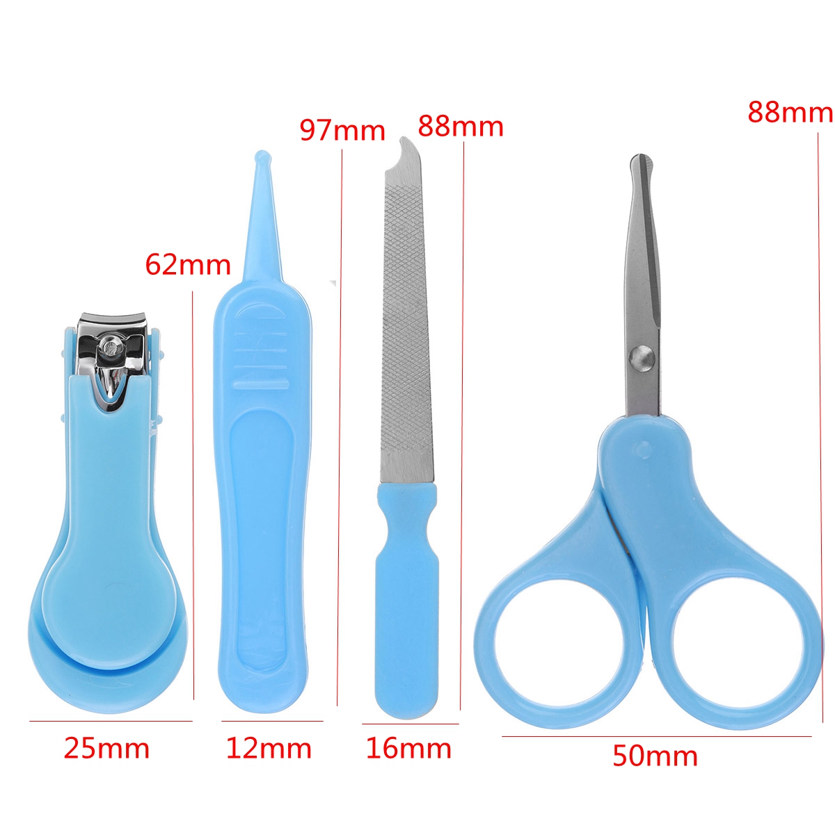 4pcs-Baby-Care-Set-Stainless-Steel-Children-Nail-Clippers-Nail-File-Tools-Set-1791871-8