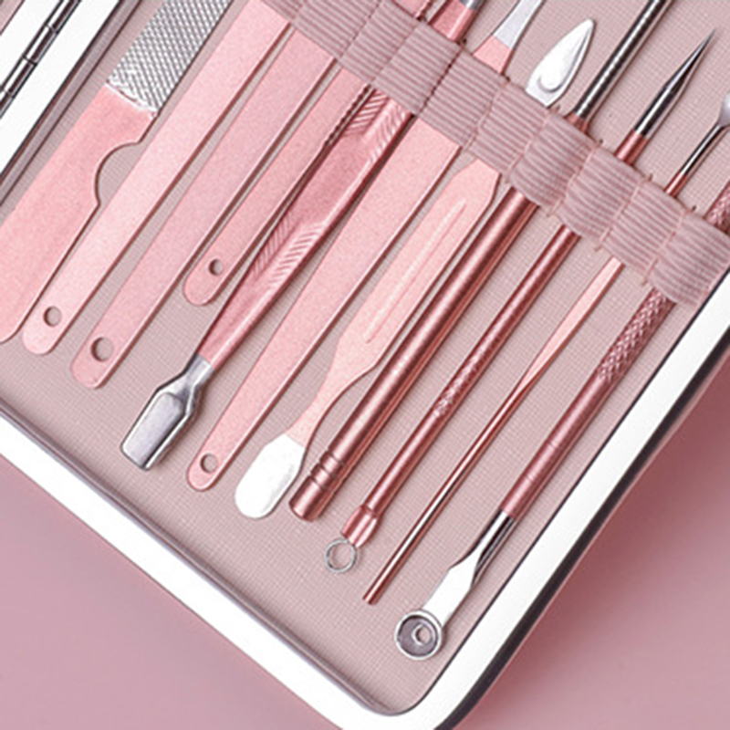 Professional-Stainless-Steel-Manicure-Tools-Pink-Olecranon-Nail-Scissors-Nail-Clipper-Tool-Set-1678993-4