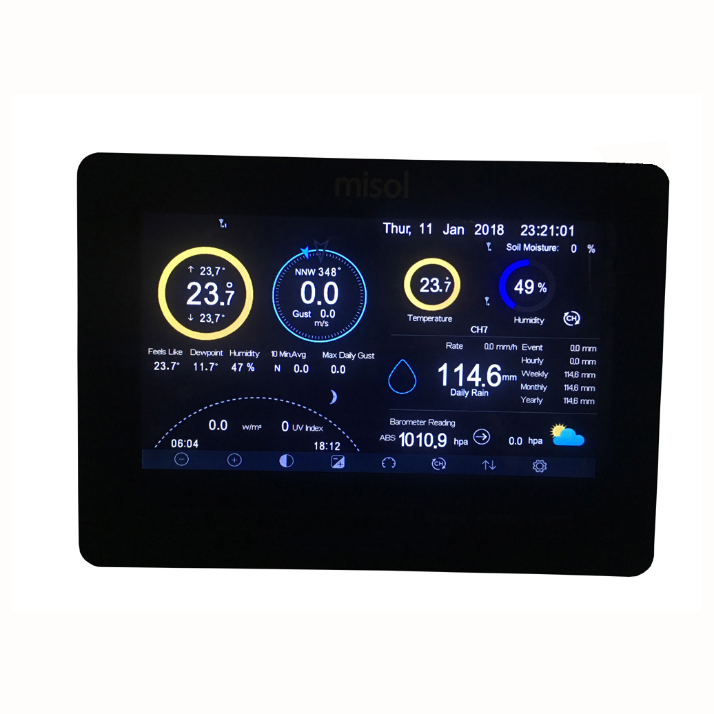 Color-Display-Wireless-Weather-Station-WiFi-Connection-Solar-Charging-Weather-Station-with-Wireless--1567207-7