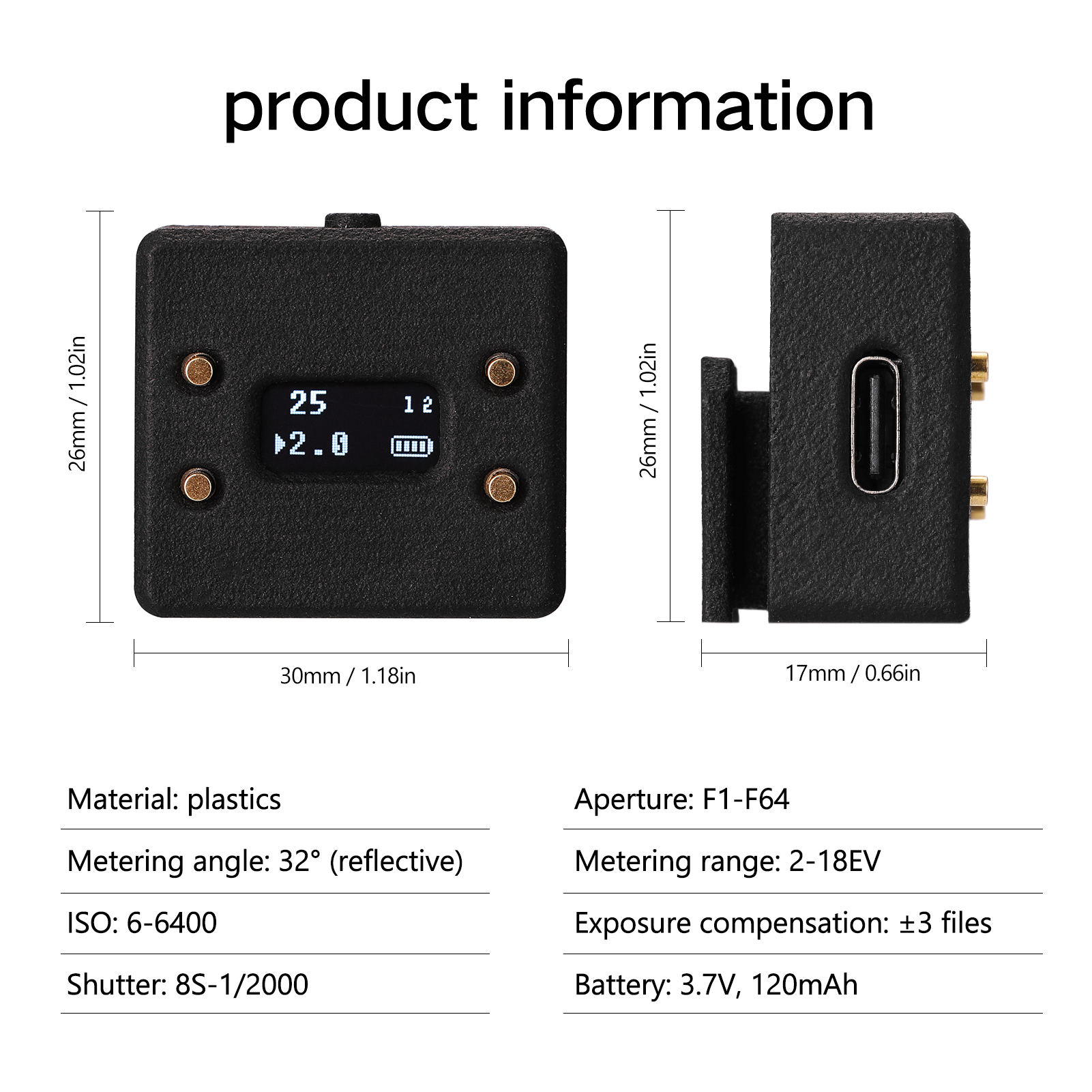 HY-L102-Photometer-Light-Meter-for-Camera-Top-Reflection-HotCold-Shoe-Fixing-Camera-1882497-3