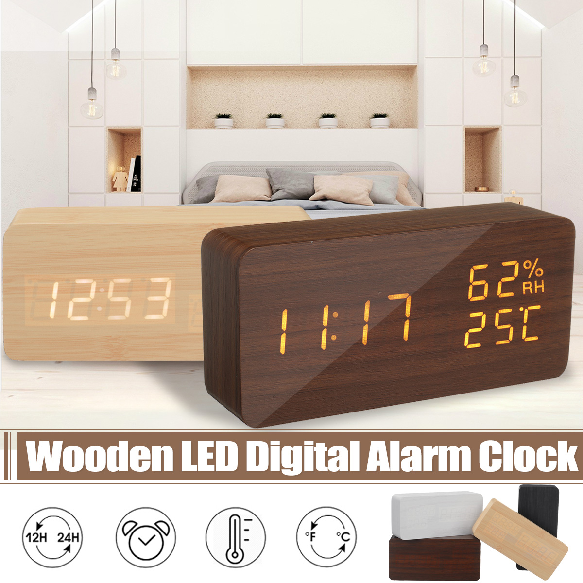 Modern-Wooden-Wood-Digital-Thermometer-USB-Charger-LED-Desk-Alarm-Wireless-Clock-1739446-2