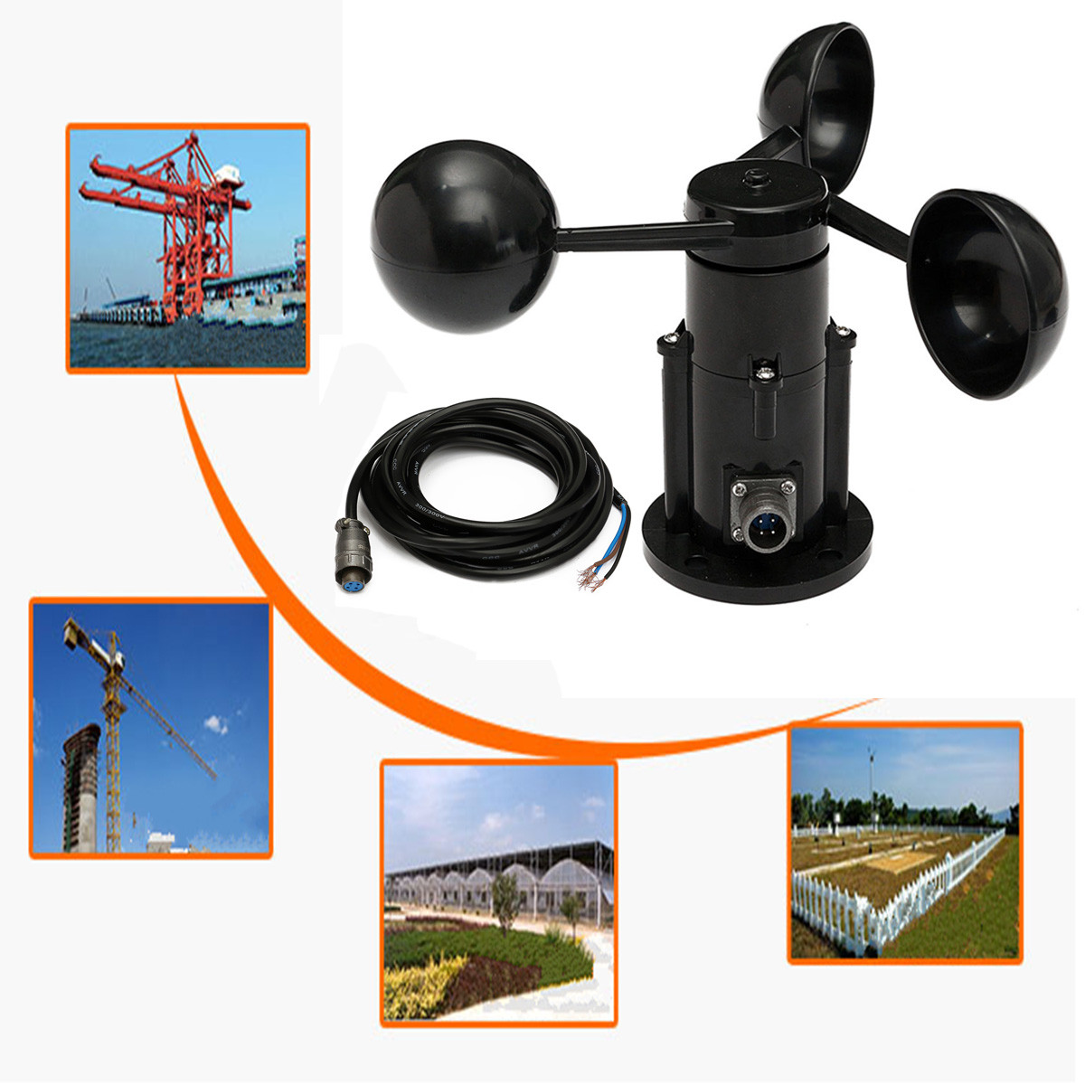 Wind-Speed-Sensor-Anemometer-Three-Cups-Aluminium-Current-Voltage-Output-0-5V-1093558-1