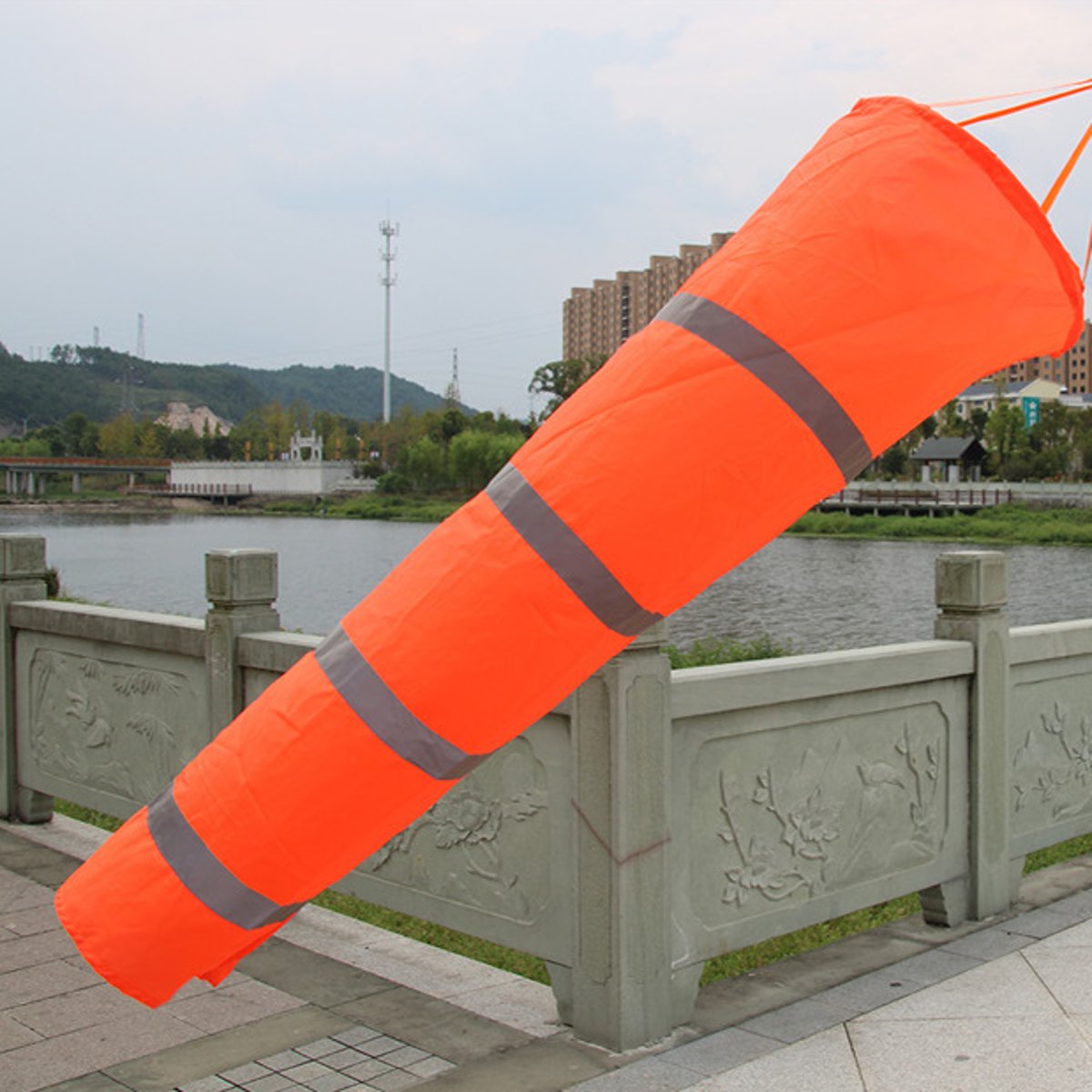 Reflective-Tape-Outdoor-Windsocks-Bag-Weather-Station-Flag-Belt-for-Airport-Garden-Patio-Lawn-Safety-1573310-9