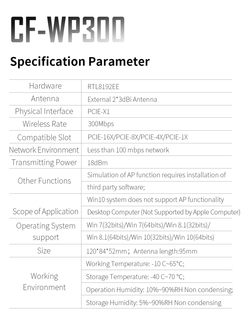 COMFAST-CF-WP300-300Mbps-24GHz-PCIE-WiFi-Wireless-Networking-Adapter-LAN-Card-for-Desktop-Computer-1559966-3