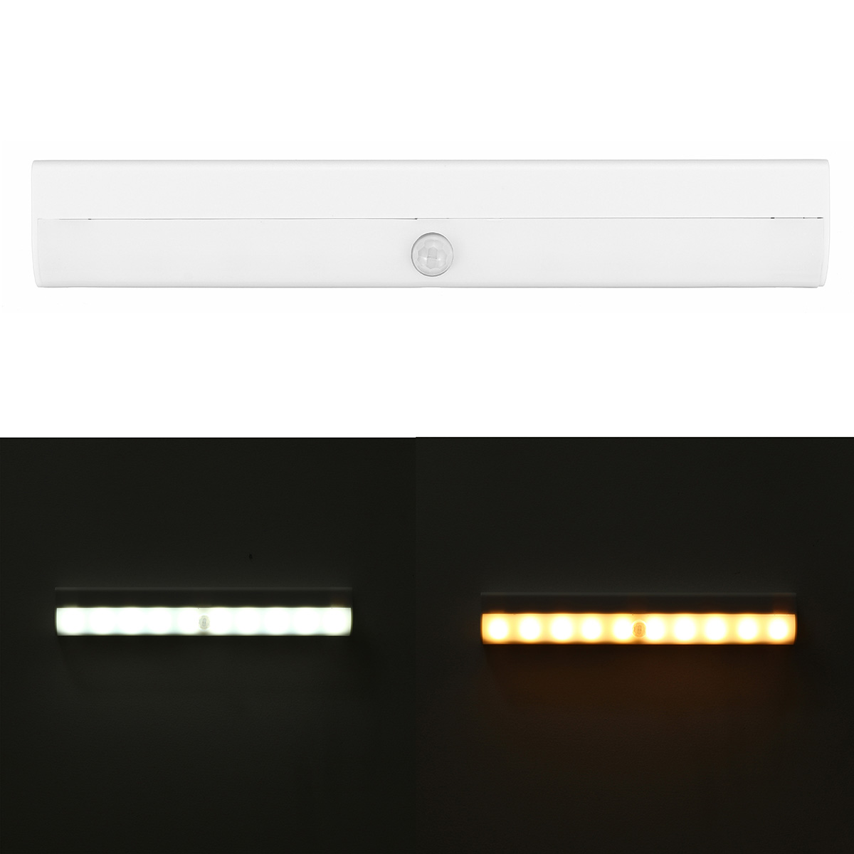 10-LED-LED-Motion-Sensor-Cabinet-Light-Bar-Wireless-BatteryUSB-Powered-WarmWhite-Lighting-for-Wardro-1744315-8