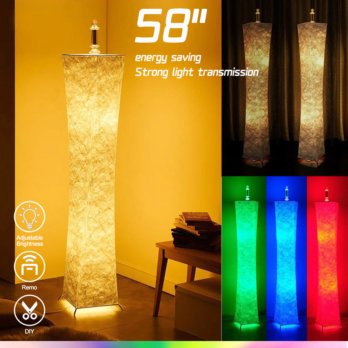 12V-LED-Floor-Lamp-Remote-Control-RGB-Color-Changing-58quot-Height-Bulbs-for-Livingroomish-1806500-2