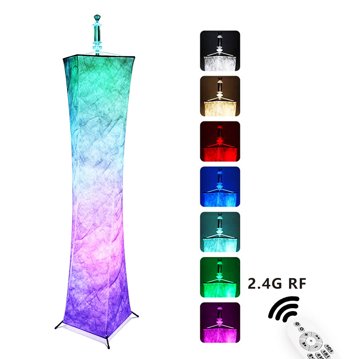 12V-LED-Floor-Lamp-Remote-Control-RGB-Color-Changing-58quot-Height-Bulbs-for-Livingroomish-1806500-4