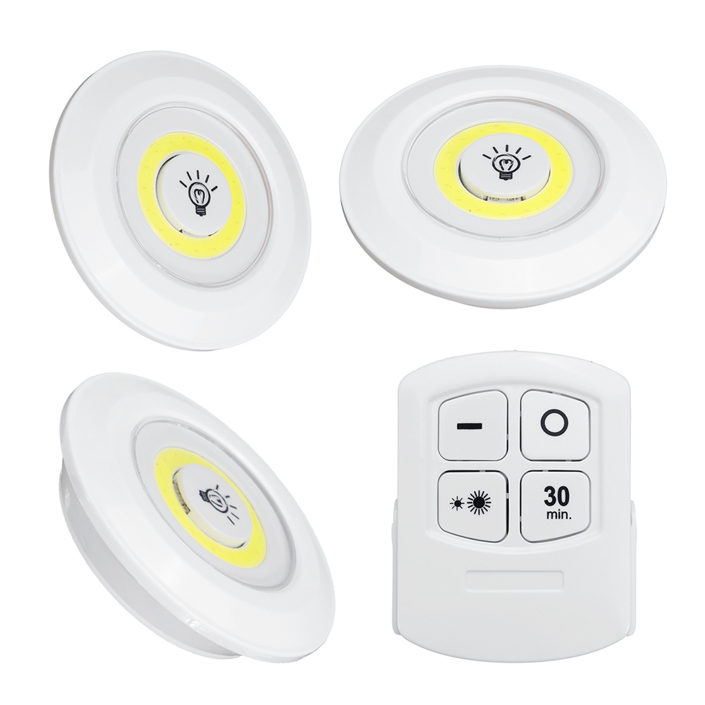 136pcs-LED-Wireless-Stick-On--LED-Tap-Light-Bright-Remote-Battery-Cabinet-Closet-Night-Lamp-1544326-2