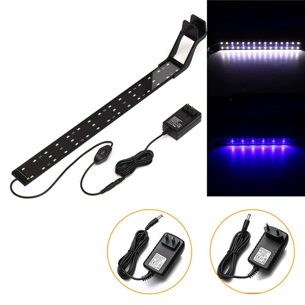 14W-53cm-Blue--White-LED-Adjustable-Aquarium-Fish-Tank-Lamp-Super-Slim-Clip-On-Light-1358342-1