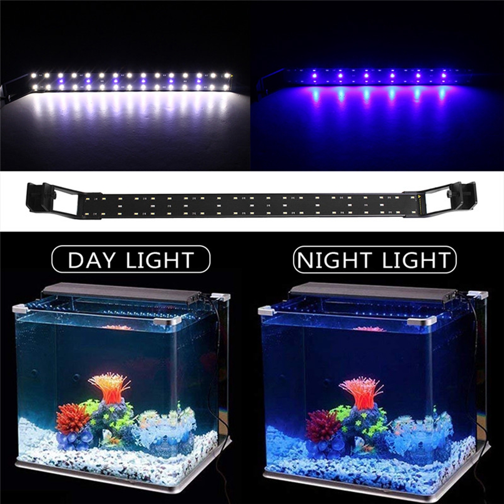 14W-53cm-Blue--White-LED-Adjustable-Aquarium-Fish-Tank-Lamp-Super-Slim-Clip-On-Light-1358342-5