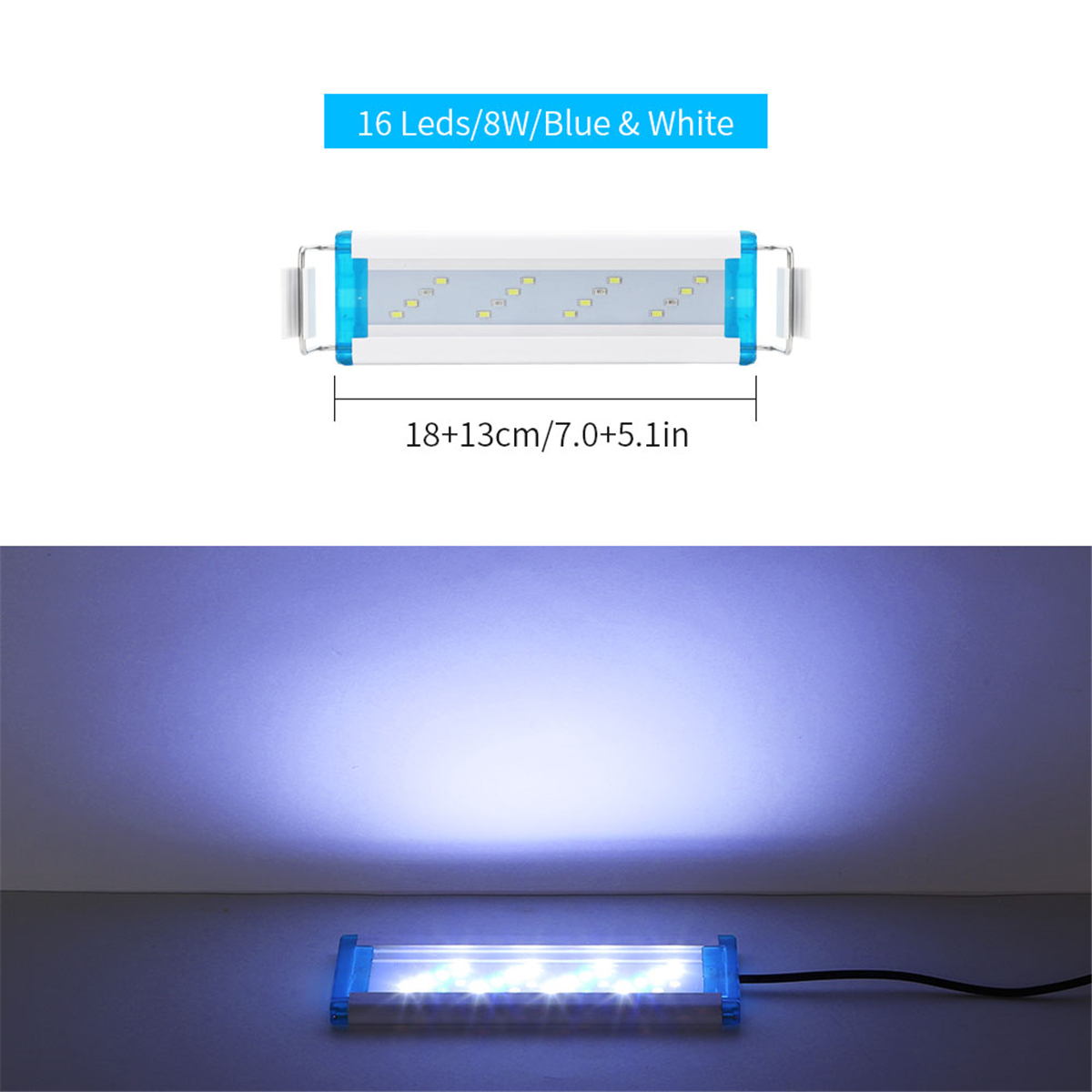 18-48CM-Fish-Tank-Lamp-Aquarium-LED-Lighting-With-Extendable-Brackets-White-And-Blue-LEDs-Fits-for-A-1691650-11