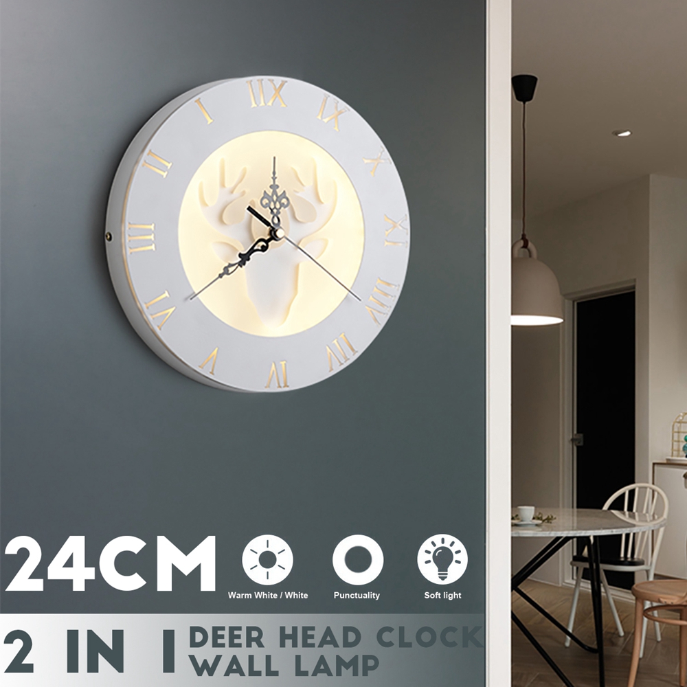 220V-LED-Nordic-Deer-Round-Clock-Night-Light-Wall-Lamp-Bedroom-Living-Room-Decor-24CM-1581540-1
