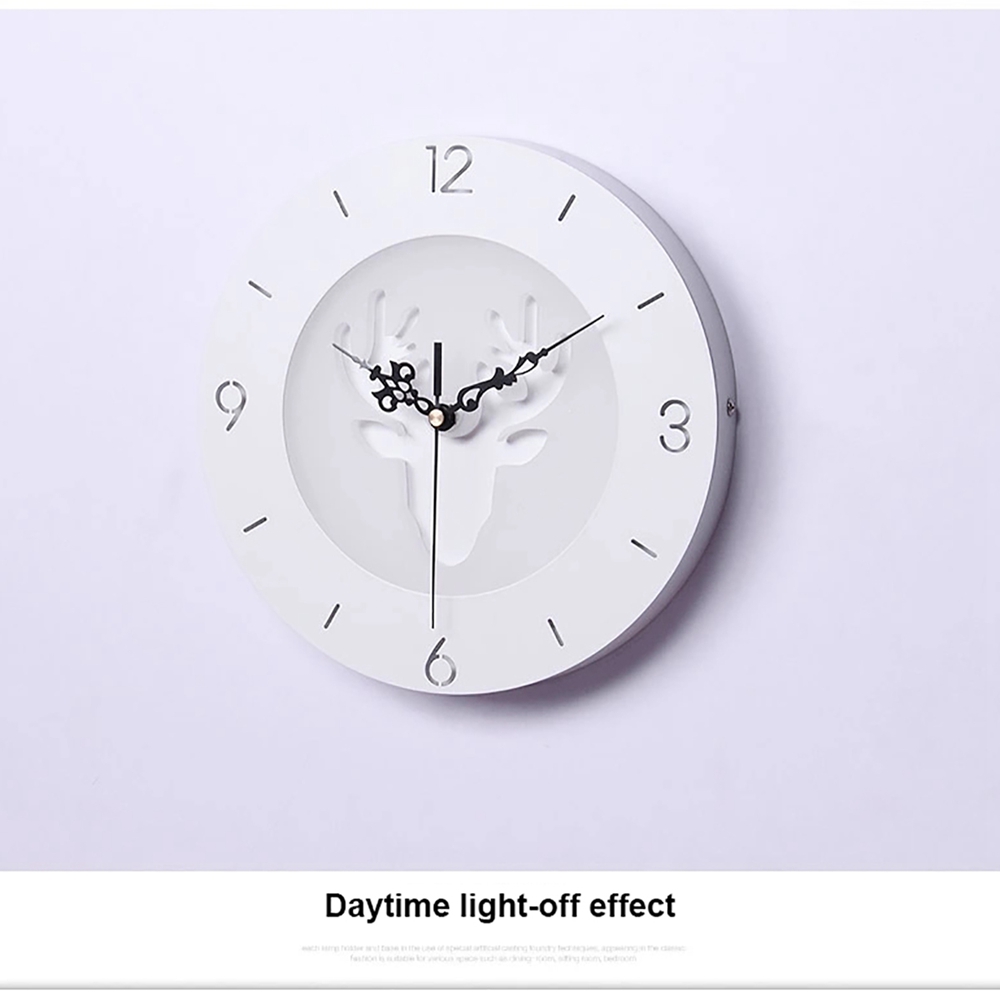 220V-LED-Nordic-Deer-Round-Clock-Night-Light-Wall-Lamp-Bedroom-Living-Room-Decor-24CM-1581540-4