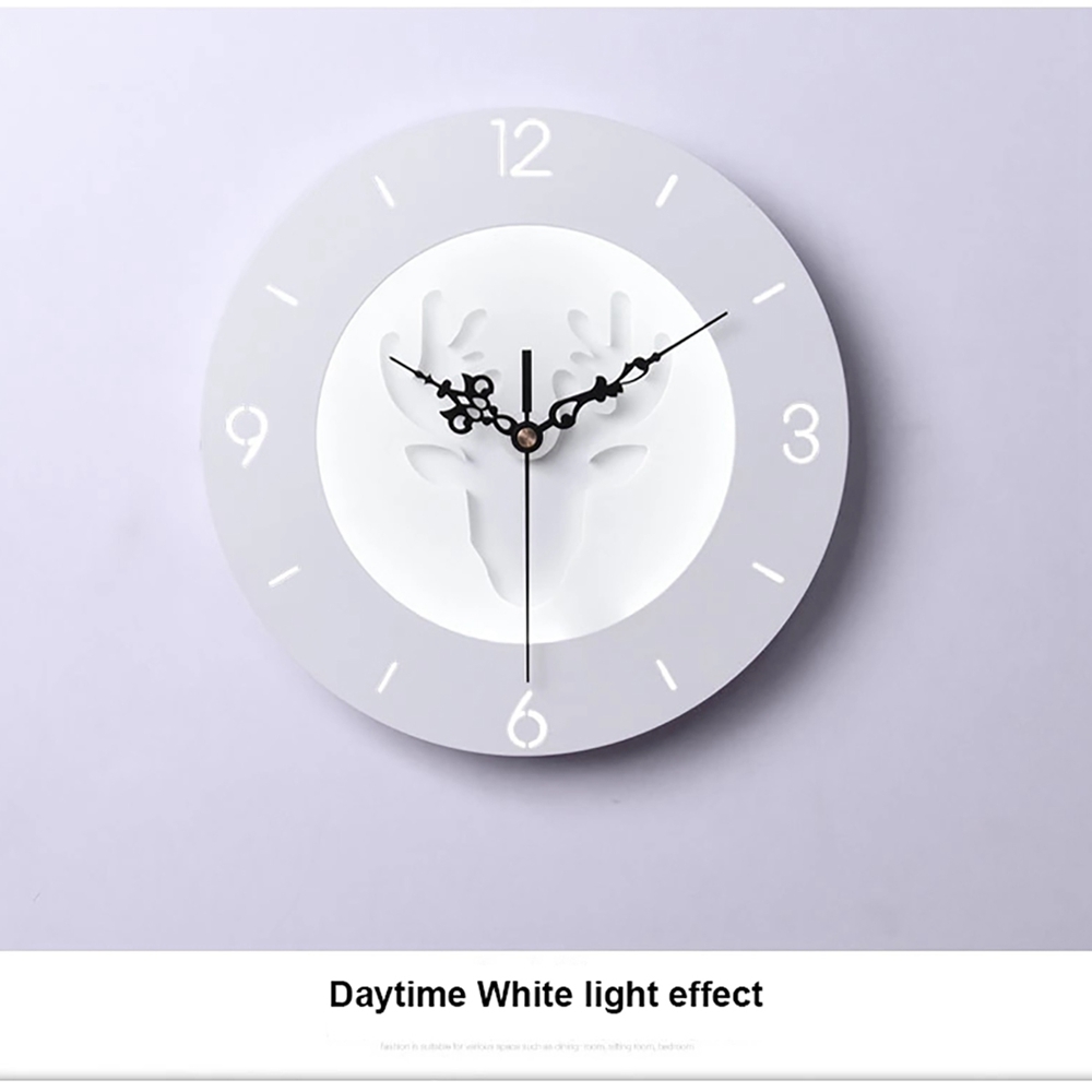 220V-LED-Nordic-Deer-Round-Clock-Night-Light-Wall-Lamp-Bedroom-Living-Room-Decor-24CM-1581540-5