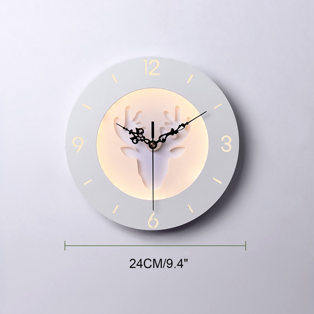 220V-LED-Nordic-Deer-Round-Clock-Night-Light-Wall-Lamp-Bedroom-Living-Room-Decor-24CM-1581540-7