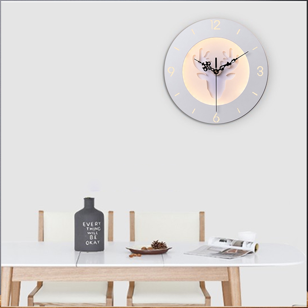 220V-LED-Nordic-Deer-Round-Clock-Night-Light-Wall-Lamp-Bedroom-Living-Room-Decor-24CM-1581540-8