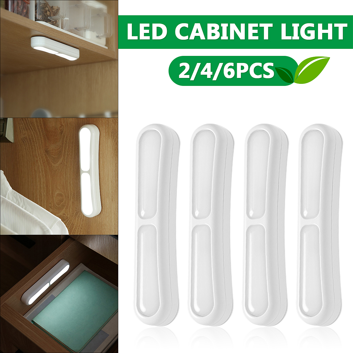 246Pcs-LED-Night-Light-Cabinet-Stair-ClosetLamp-Closet-Light-Bedroom-Wall-Bulb-1667869-2