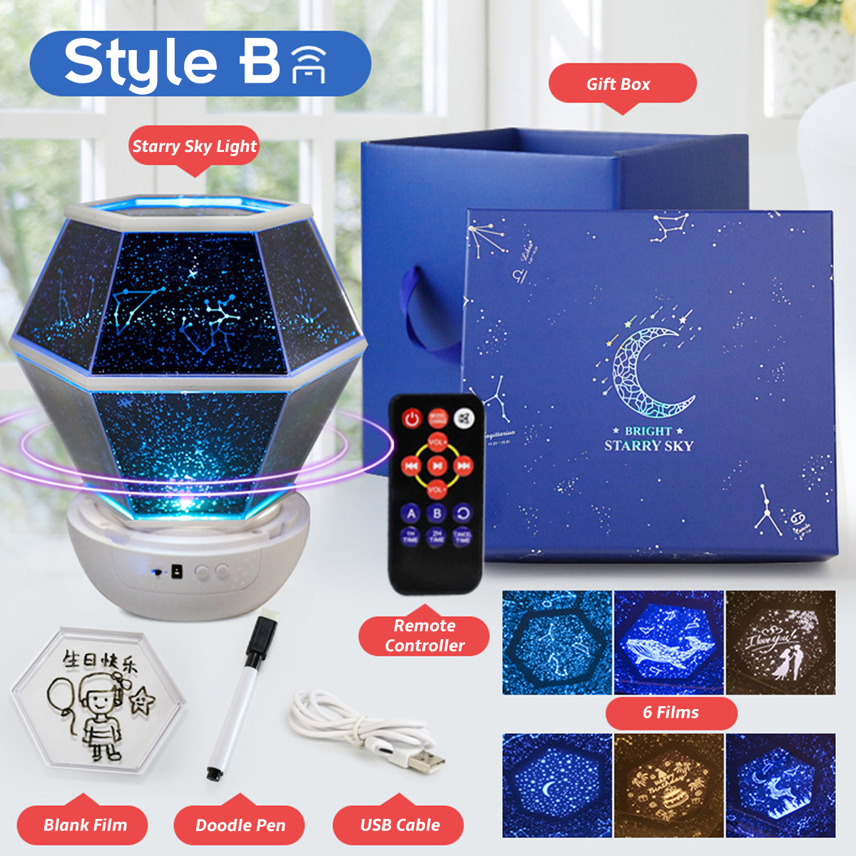 3-Styles-Colorful-Starry-Sky-Light-LED-Projector-Music-Romantic-Lamp-Night-Light-1769885-8
