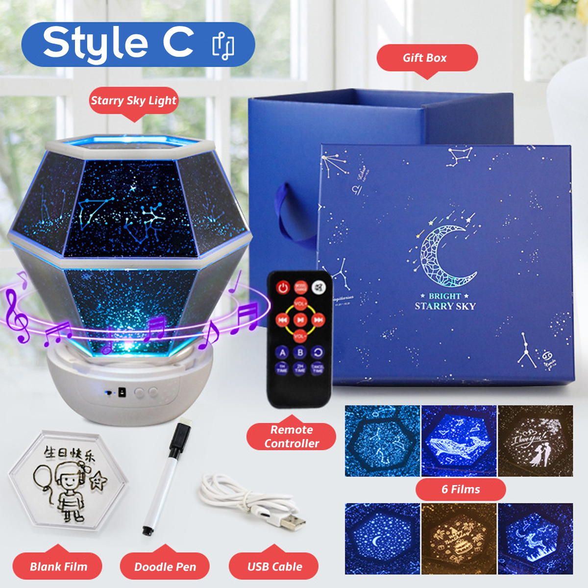 3-Styles-Colorful-Starry-Sky-Light-LED-Projector-Music-Romantic-Lamp-Night-Light-1769885-9